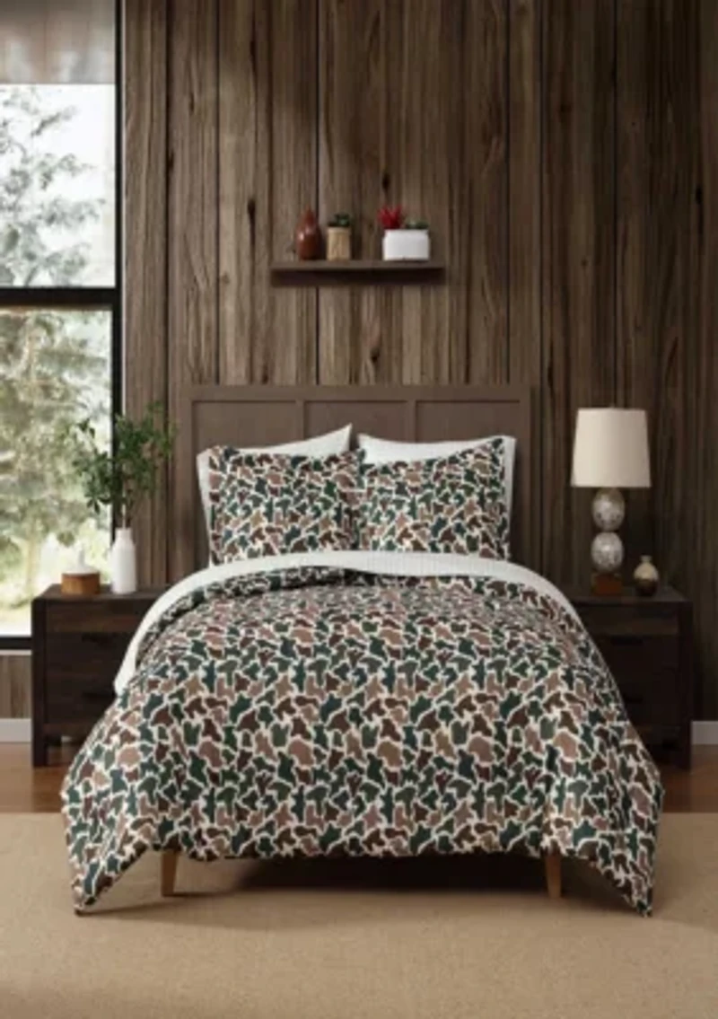 Mod Camo Microfiber Comforter Set