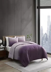 Subtle Ombre Microfiber Comforter Set