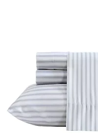 Arrow Stripe Microfiber Sheet Set