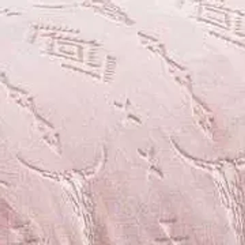 Steer Head Stripe Embossed Microfiber Comforter Set