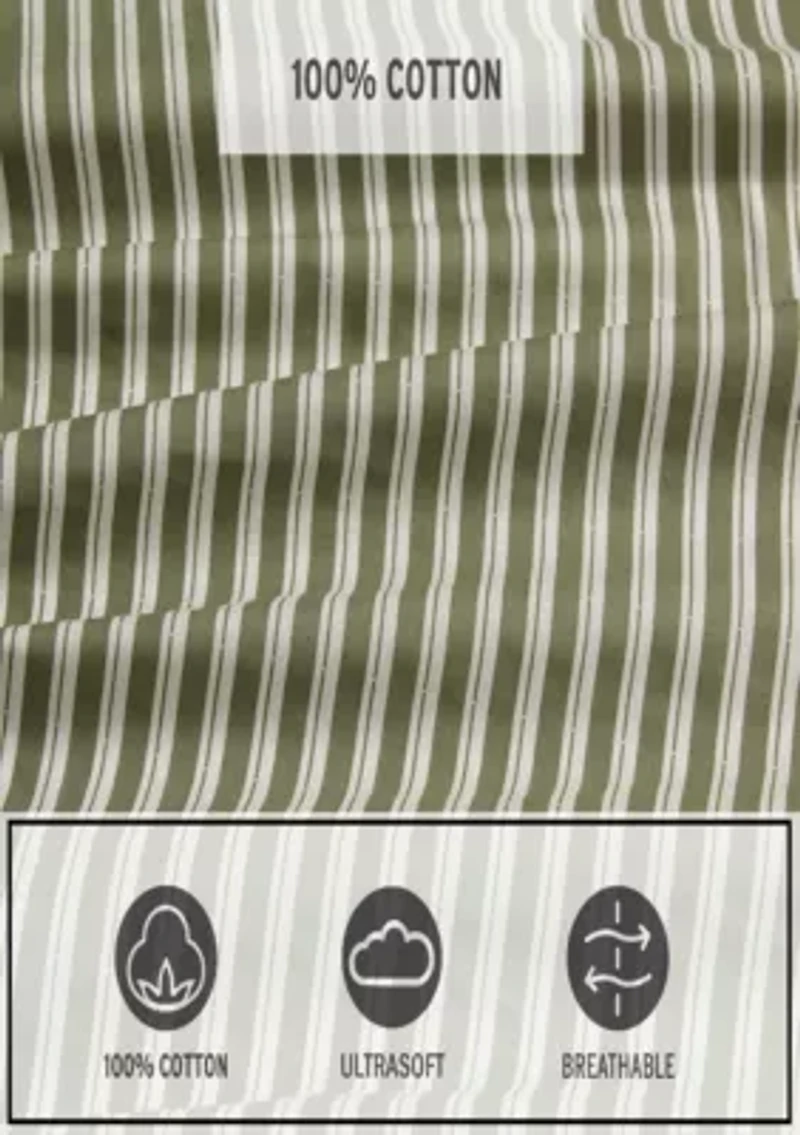 Alpha Stripe Cotton Sheet Set