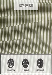 Alpha Stripe Cotton Sheet Set