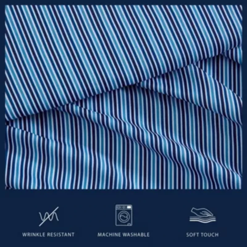 Alden Stripe Microfiber Sheet Set