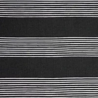 Banded Stripe Grid Microfiber Comforter Set