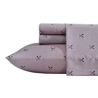 Coxswain Stripe Microfiber Sheet Set