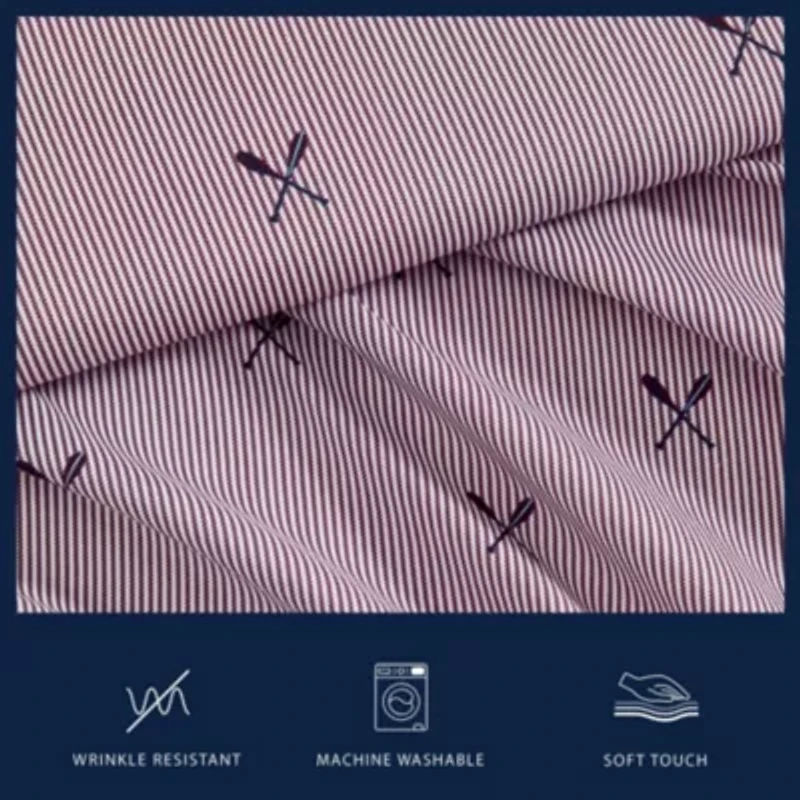 Coxswain Stripe Microfiber Sheet Set