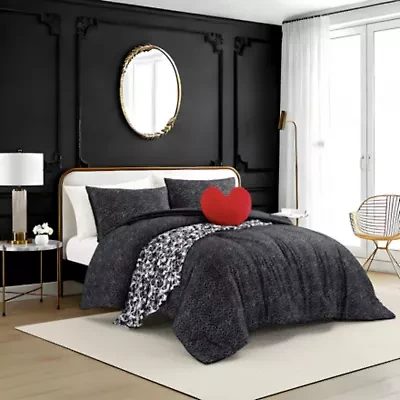 Leopard Forever Love Microfiber Comforter Set