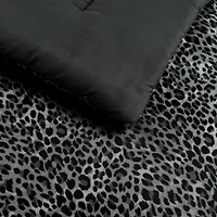 Leopard Forever Love Microfiber Comforter Set