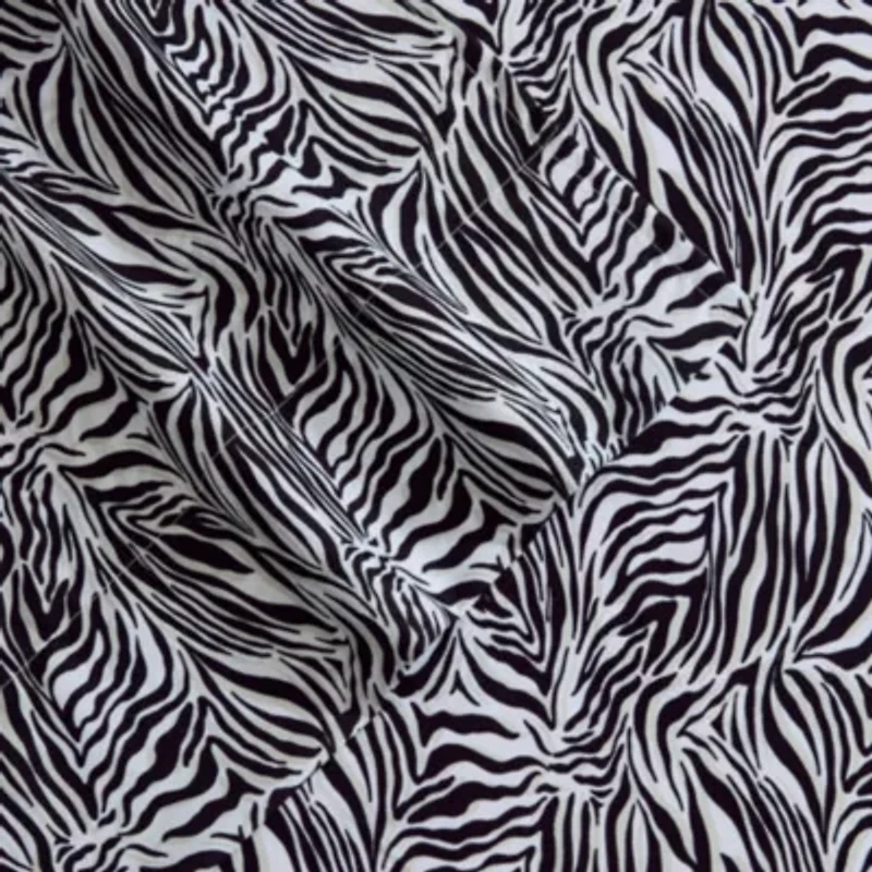 Wild Zebra Microfiber Sheet Set