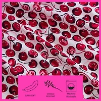 Pop Art Cherry Microfiber Sheet Set