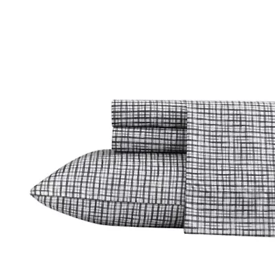 Sketchy Check Microfiber Sheet Set