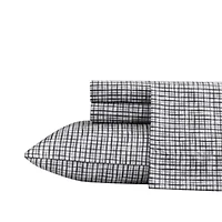 Sketchy Check Microfiber Sheet Set