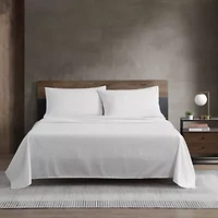 Wavy Checker Microfiber Sheet Set