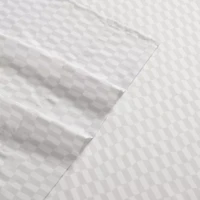 Wavy Checker Microfiber Sheet Set