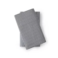 Highland Ticking Stripe Cotton Pillowcase Set