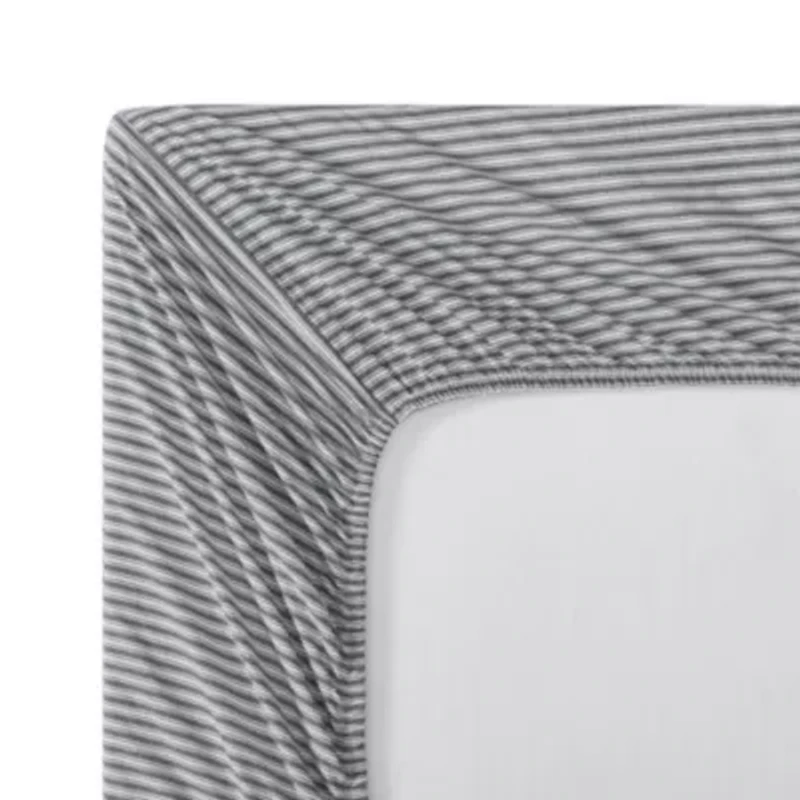 Highland Ticking Stripe Cotton Fitted Sheet
