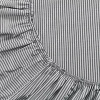 Highland Ticking Stripe Cotton Fitted Sheet