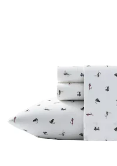 Fishing Flies Cotton Sheet Sets