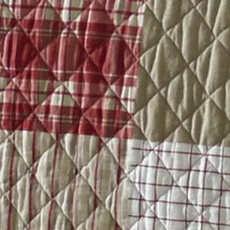 Camano Island Plaid Cotton Quilt Set