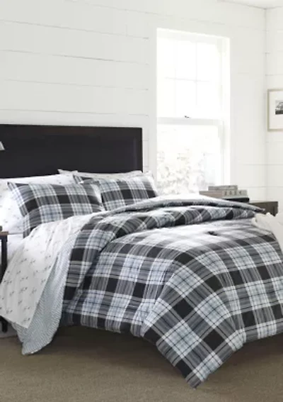 Lewis Plaid Comforter Sham Set