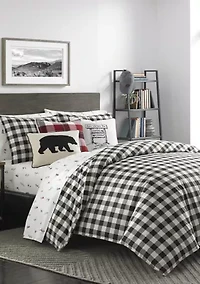 Mountain Plaid Comforter Sham Set