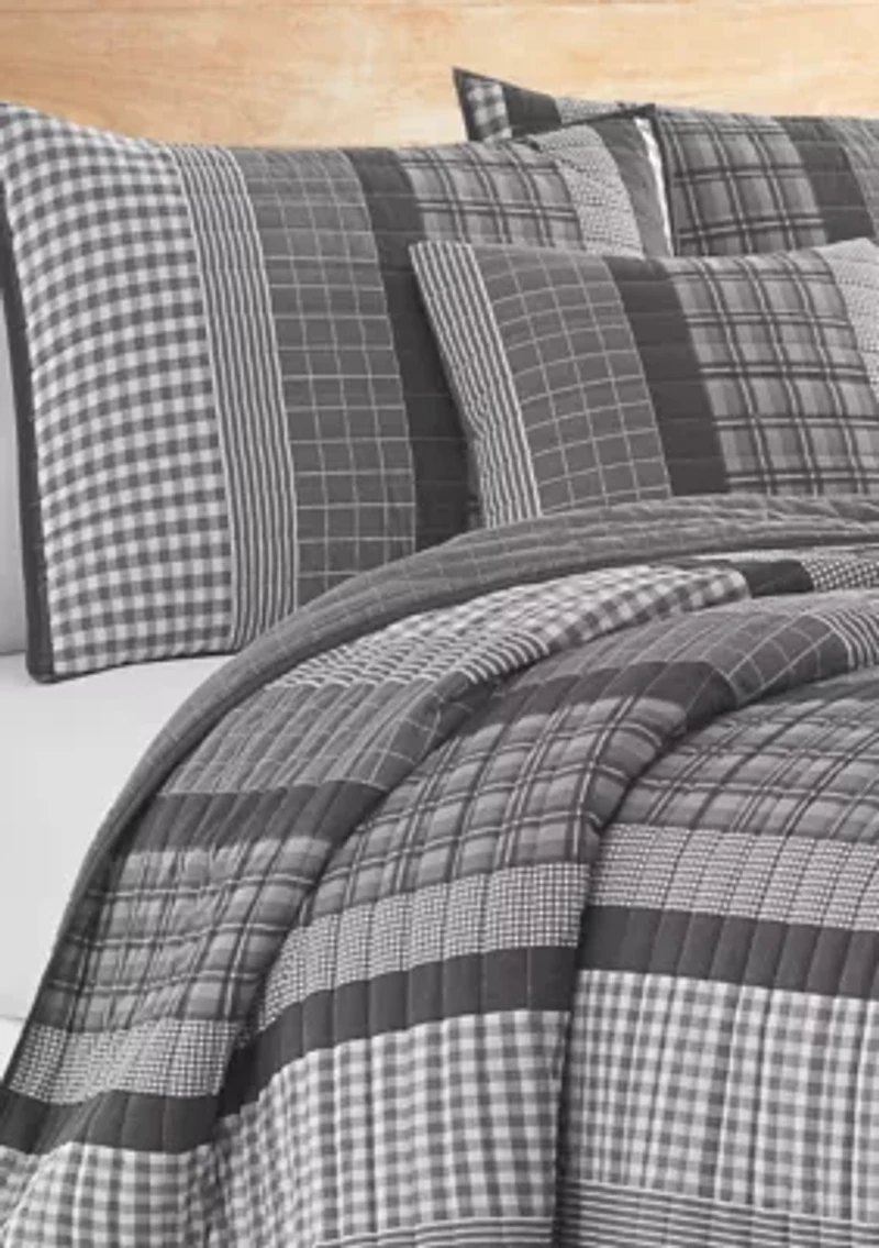 Gulf Shores Cotton Quilt Sham Set