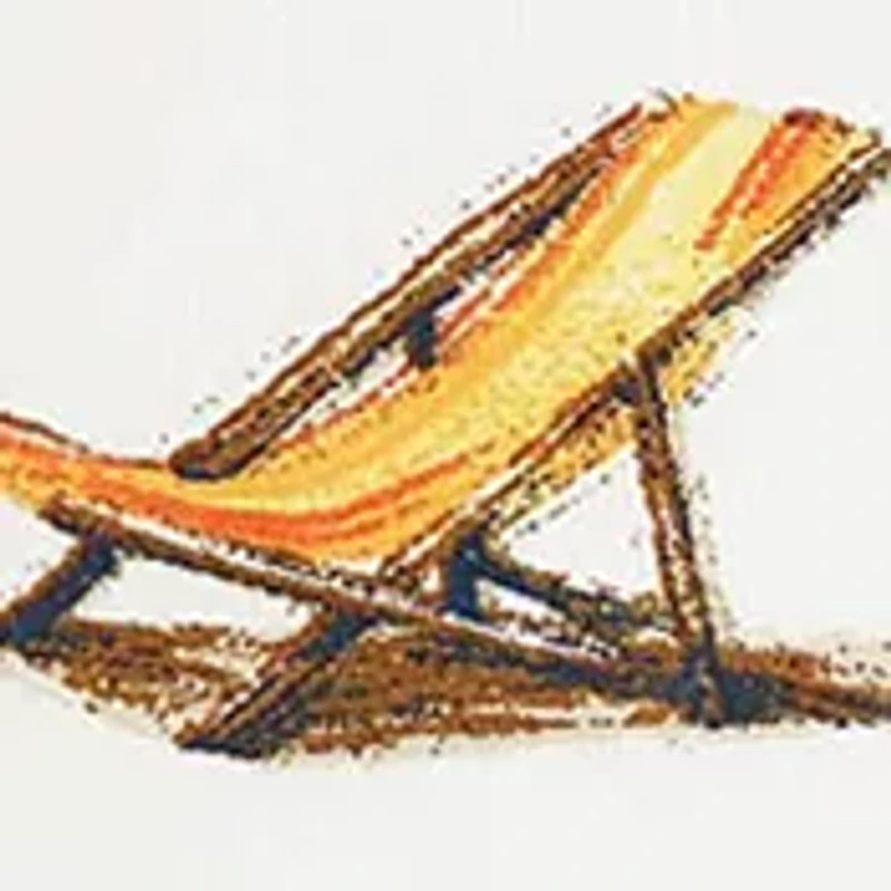 Beach Chairs Cotton Sheet Set