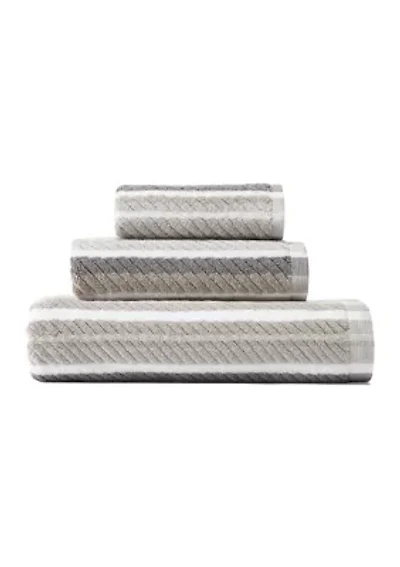 Ocean Bay Stripe Bath Towel Set