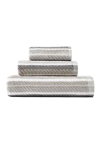 Ocean Bay Stripe Bath Towel Set