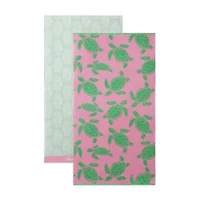 Linear Palms Beach Towel Set