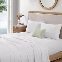 Palm Paradise Texture Cotton Decorative Pillow