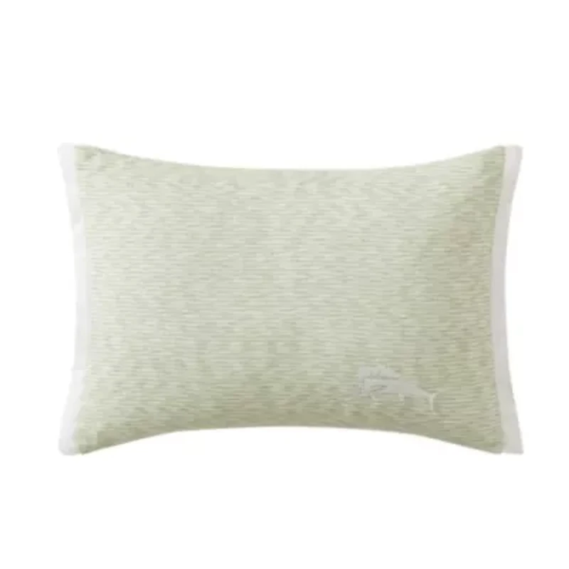 Palm Paradise Texture Cotton Decorative Pillow