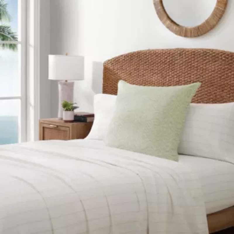 Palm Paradise Texture Cotton Sham