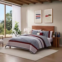 TH Rib Knit Flag Decorative Pillow