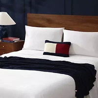 TH Rib Knit Flag Decorative Pillow