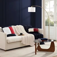 TH Rib Knit Flag Decorative Pillow