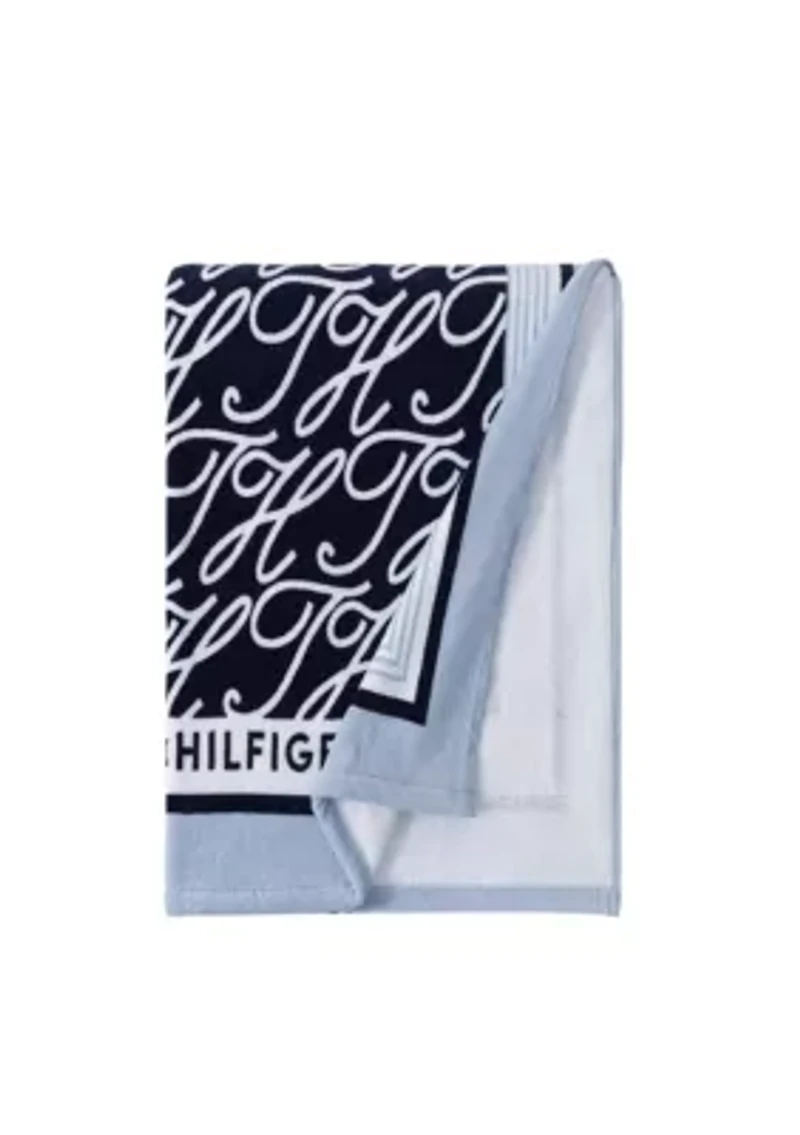 Monogram Cotton Beach Towel