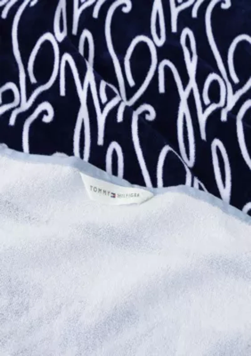 Monogram Cotton Beach Towel