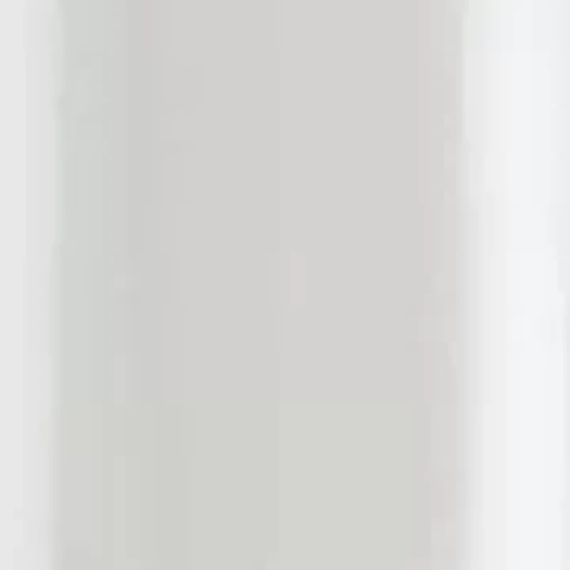 Logo Stripe Cotton Blend Shower Curtain