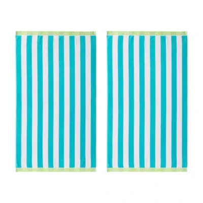 Classic Cabana Cotton Blend Beach Towel Set