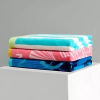 Classic Cabana Cotton Blend Beach Towel Set