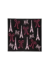 Bows In Paris Microfiber Bath Rug