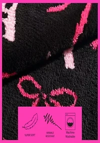 Bows In Paris Microfiber Bath Rug