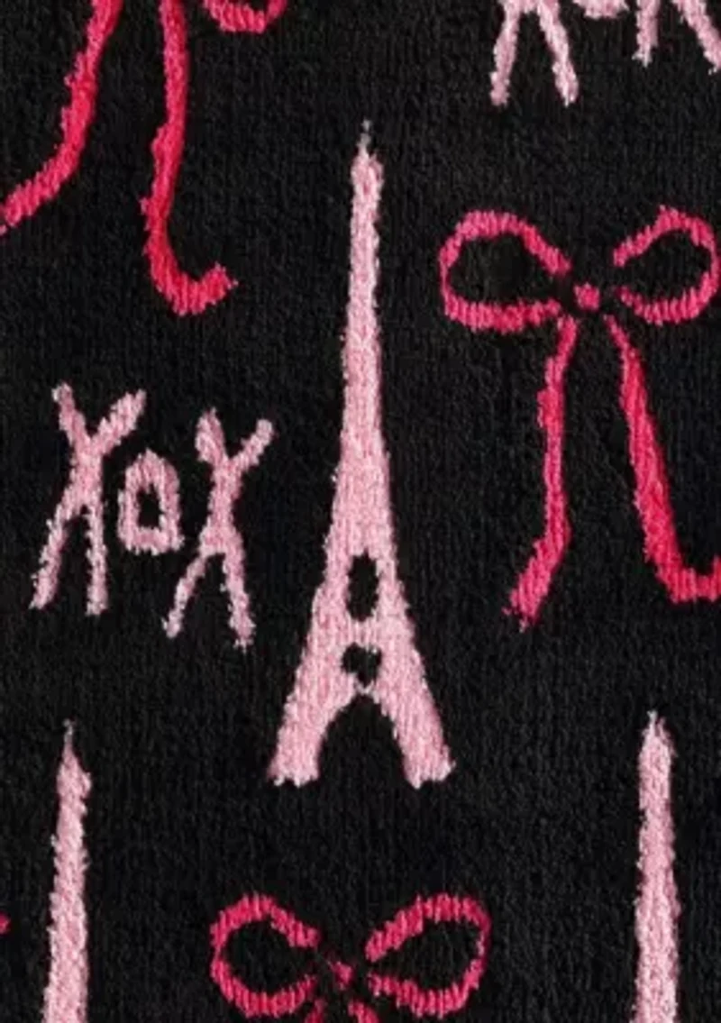 Bows In Paris Microfiber Bath Rug