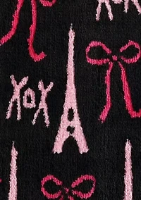 Bows In Paris Microfiber Bath Rug