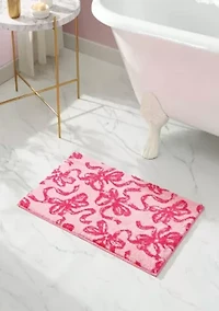 Ballet Bows Microfiber Bath Rug