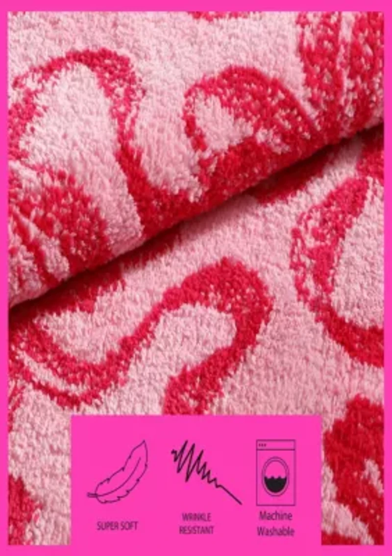 Ballet Bows Microfiber Bath Rug