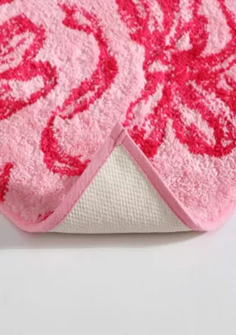 Ballet Bows Microfiber Bath Rug