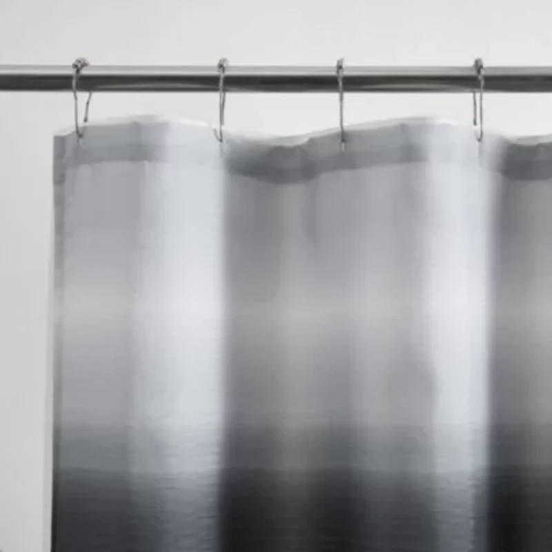 Ombre City Microfiber Shower Curtain Set