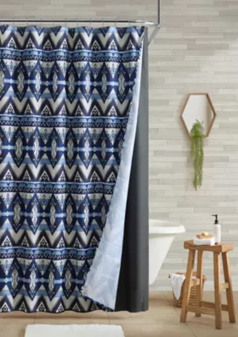 Jesse Microfiber Shower Curtain Set